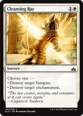 Cleansing Ray (Rivals of Ixalan) Near Mint - Nick Nack's Full Frontal Attack
