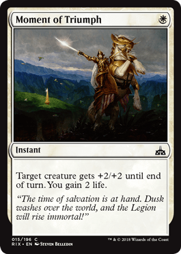 Moment of Triumph (Rivals of Ixalan) Near Mint - Nick Nack's Full Frontal Attack