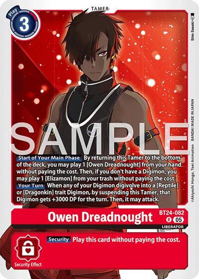 Owen Dreadnought (Time Stranger) Near Mint Foil - Nick Nack's Full Frontal Attack