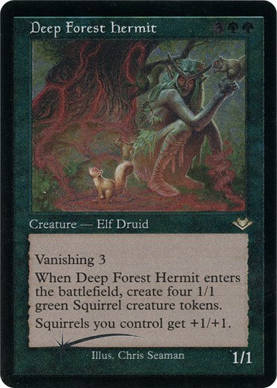 Deep Forest Hermit (Retro Frame) (Foil Etched) (Modern Horizons 1 Retro Frames) Near Mint Foil - Nick Nack's Full Frontal Attack
