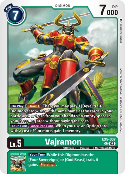 Vajramon (Animal Colosseum) Near Mint