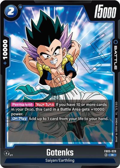 Gotenks (New Adventure) Near Mint Holofoil - Nick Nack's Full Frontal Attack