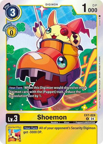Shoemon (Digimon LIBERATOR) Near Mint Foil - Nick Nack's Full Frontal Attack