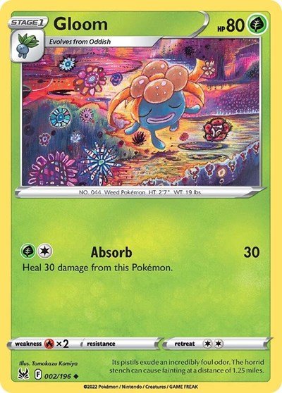 Gloom (SWSH11: Lost Origin) Near Mint - Nick Nack's Full Frontal Attack