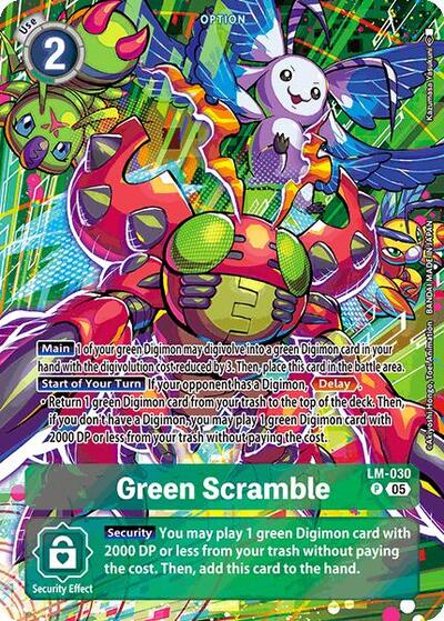 Green Scramble (Alternate Art) (Starter Deck 20: Protector of Light) Near Mint Foil - Nick Nack's Full Frontal Attack