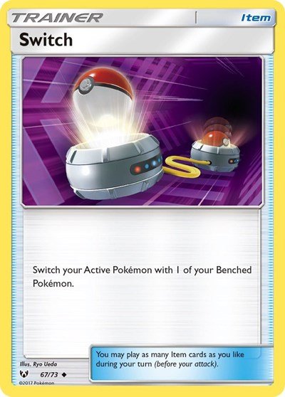 Switch (Shining Legends) Near Mint - Nick Nack's Full Frontal Attack