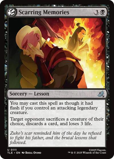 Scarring Memories (Avatar: The Last Airbender: Eternal-Legal) Near Mint Foil