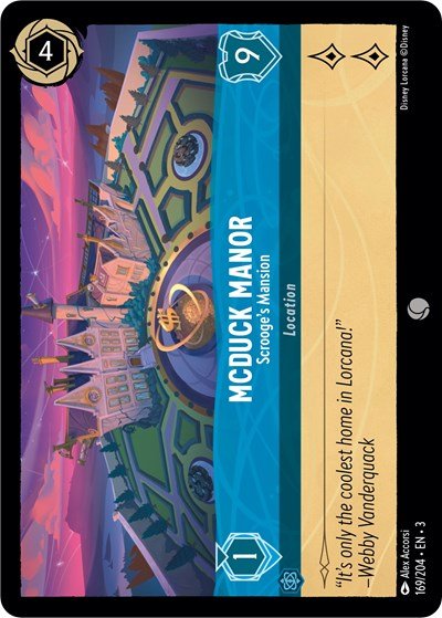 McDuck Manor - Scrooge's Mansion (Into the Inklands) Near Mint - Nick Nack's Full Frontal Attack