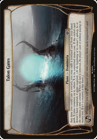 Talon Gates (Planechase Anthology) (Oversize Cards) Near Mint