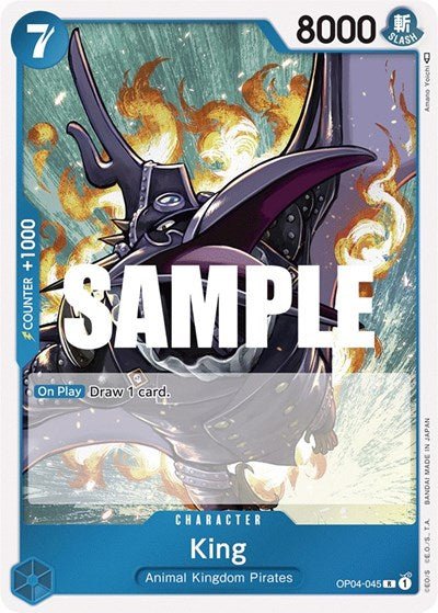 King (Kingdoms of Intrigue) Near Mint Foil - Nick Nack's Full Frontal Attack