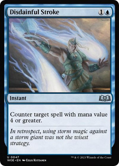 Disdainful Stroke (Wilds of Eldraine) Near Mint