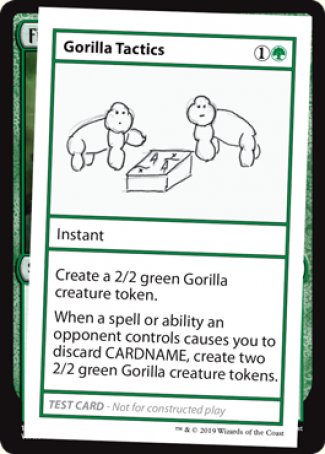 Gorilla Tactics (édition 2021) [Mystery Booster Playtest Cards] 