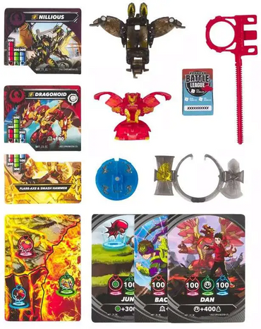 Bakugan Street Brawl 2-Pack: Dragonoid & Nillious