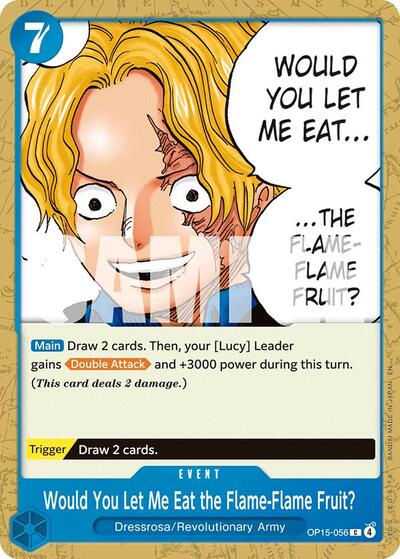 Would You Let Me Eat the Flame - Flame Fruit? (Adventure on Kami's Island) Near Mint - Nick Nack's Full Frontal Attack