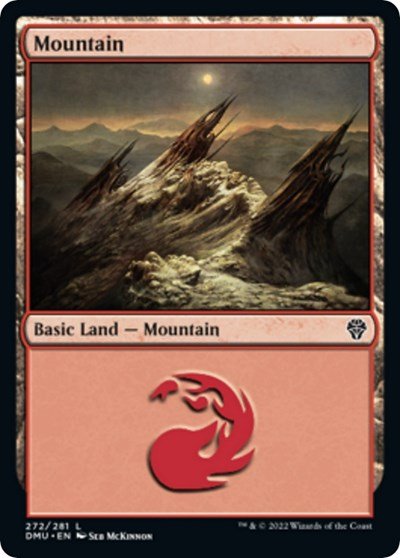 Mountain (272) (Dominaria United) Near Mint - Nick Nack's Full Frontal Attack