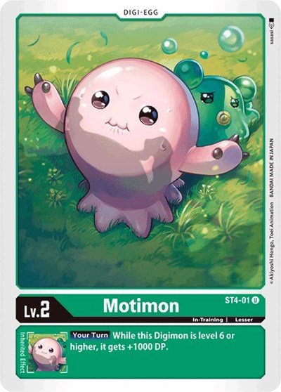 Motimon (Starter Deck 04: Giga Green) Near Mint - Nick Nack's Full Frontal Attack