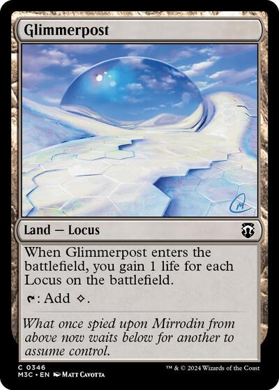 Glimmerpost (Commander: Modern Horizons 3) Near Mint - Nick Nack's Full Frontal Attack