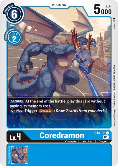 Coredramon (Starter Deck 08: Ulforce Veedramon) Near Mint