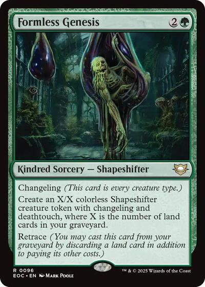 Formless Genesis (Commander: Edge of Eternities) Near Mint - Nick Nack's Full Frontal Attack