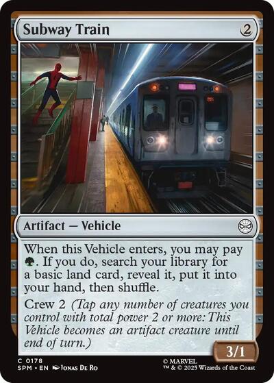 Subway Train (Marvel's Spider - Man) Near Mint - Nick Nack's Full Frontal Attack