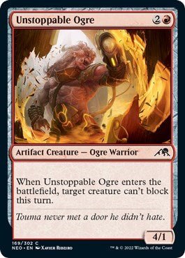 Unstoppable Ogre (Kamigawa: Neon Dynasty) Near Mint - Nick Nack's Full Frontal Attack