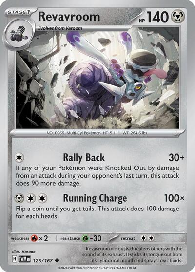 Revavroom (SV06: Twilight Masquerade) Near Mint Reverse Holofoil - Nick Nack's Full Frontal Attack