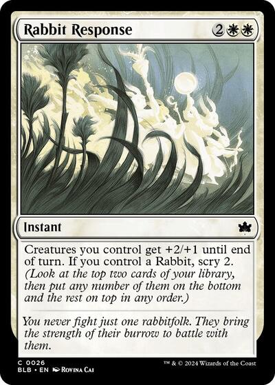 Rabbit Response (Bloomburrow) Near Mint