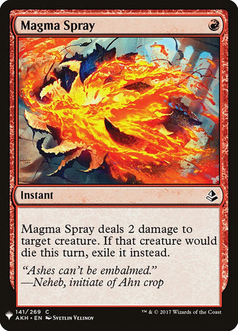 Magma Spray [Booster Mystère] 