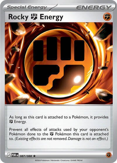 Rocky Fighting Energy (Deck Exclusives) Near Mint - Nick Nack's Full Frontal Attack