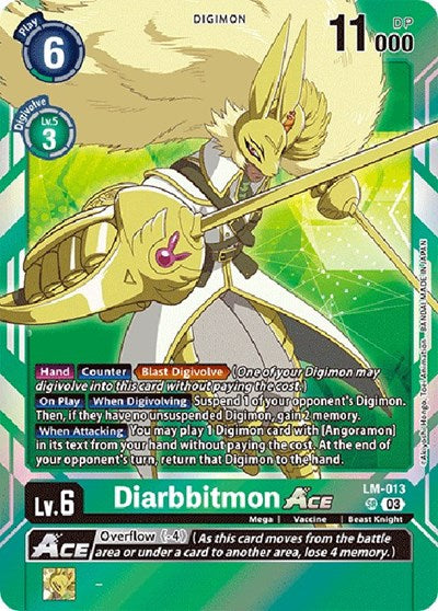 Diarbbitmon ACE (English Exclusive) (Exceed Apocalypse) Near Mint Foil