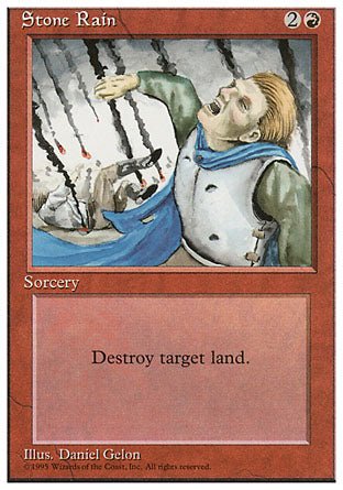 Stone Rain (4th Edition) Light Play - Nick Nack's Full Frontal Attack