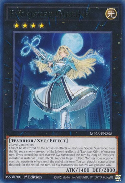 Exosister Gibrine (25th Anniversary Tin: Dueling Heroes Mega Pack) Light Play 1st Edition