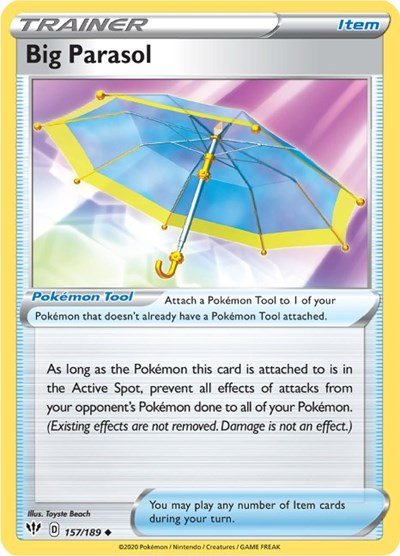 Big Parasol (SWSH03: Darkness Ablaze) Near Mint - Nick Nack's Full Frontal Attack