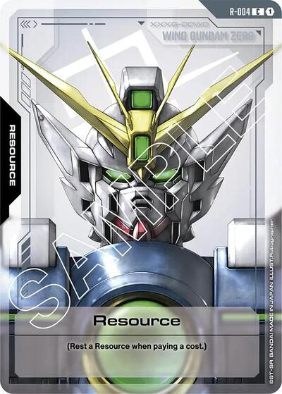 Resource (R-004) (Newtype Rising) Near Mint