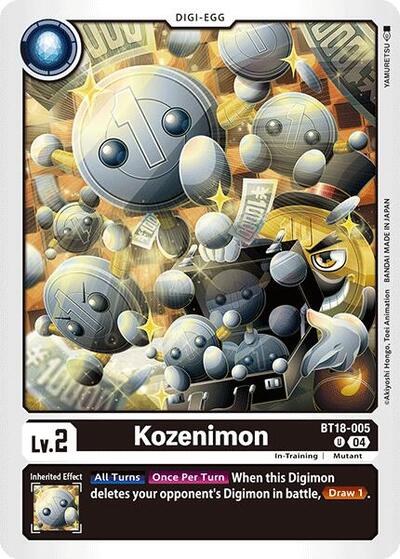 Kozenimon (Release Special Booster 2.0) Damaged / Poor