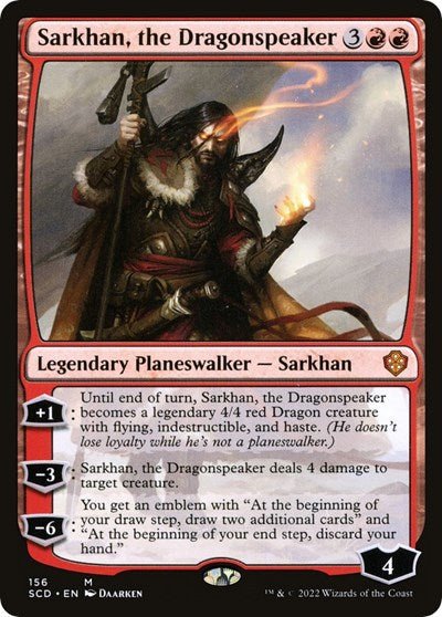 Sarkhan, the Dragonspeaker (Commander 2022 Starter Decks) Near Mint - Nick Nack's Full Frontal Attack
