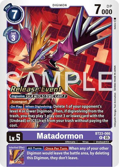 Matadormon (Hackers' Slumber Release Event Cards) Near Mint Foil - Nick Nack's Full Frontal Attack