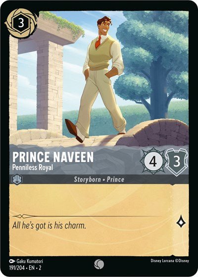 Prince Naveen - Penniless Royal (Rise of the Floodborn) Near Mint - Nick Nack's Full Frontal Attack