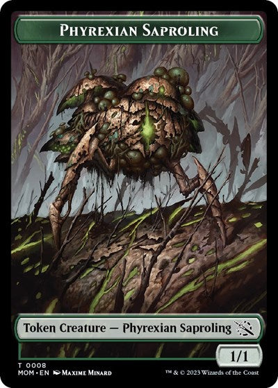 Phyrexian Saproling Token (March of the Machine) Near Mint