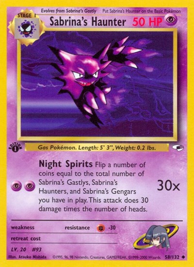 Sabrina's Haunter (Gym Heroes) Near Mint Unlimited