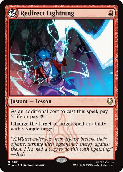 Redirect Lightning (Avatar: The Last Airbender) Near Mint Foil