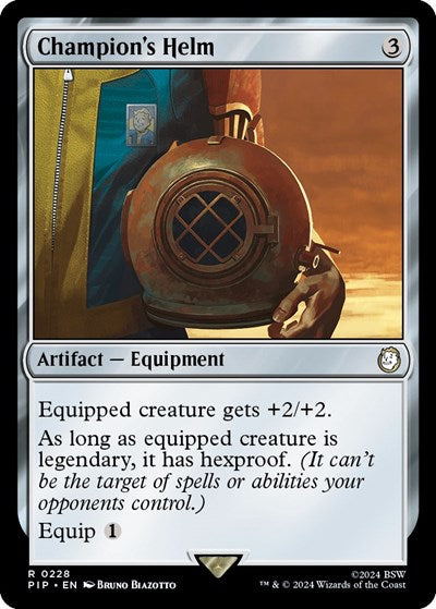 Champion's Helm (Universes Beyond: Fallout) Near Mint Foil