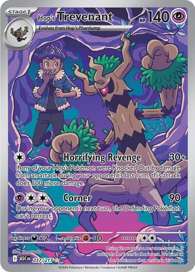 Hop's Trevenant - 237 (ME: Ascended Heroes) Near Mint Holofoil