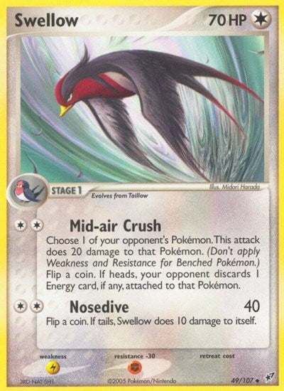 Swellow (Deoxys) Light Play