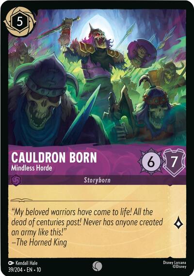 Cauldron Born - Mindless Horde (Whispers in the Well) Near Mint - Nick Nack's Full Frontal Attack