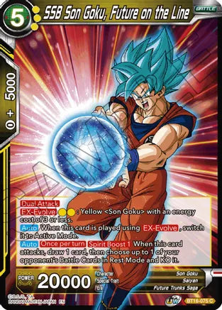 SSB Son Goku, Futuro en la Línea (BT16-075) [Reino de los Dioses] 