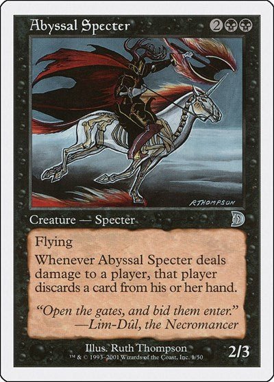Abyssal Specter (Promos: Deckmasters Garfield vs Finkel) Near Mint - Nick Nack's Full Frontal Attack