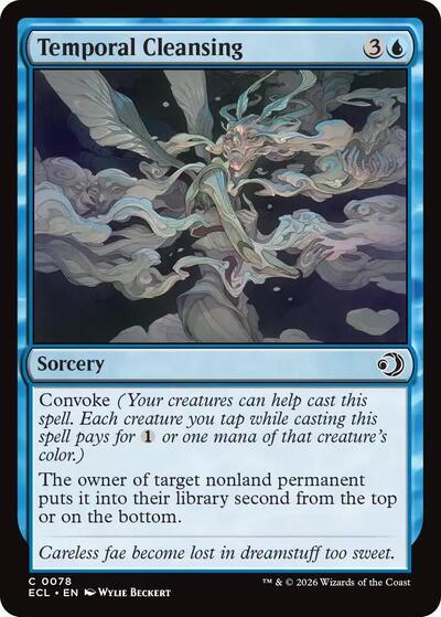 Temporal Cleansing (Lorwyn Eclipsed) Near Mint Foil - Nick Nack's Full Frontal Attack