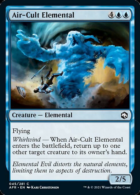 Air - Cult Elemental (Adventures in the Forgotten Realms) Near Mint - Nick Nack's Full Frontal Attack