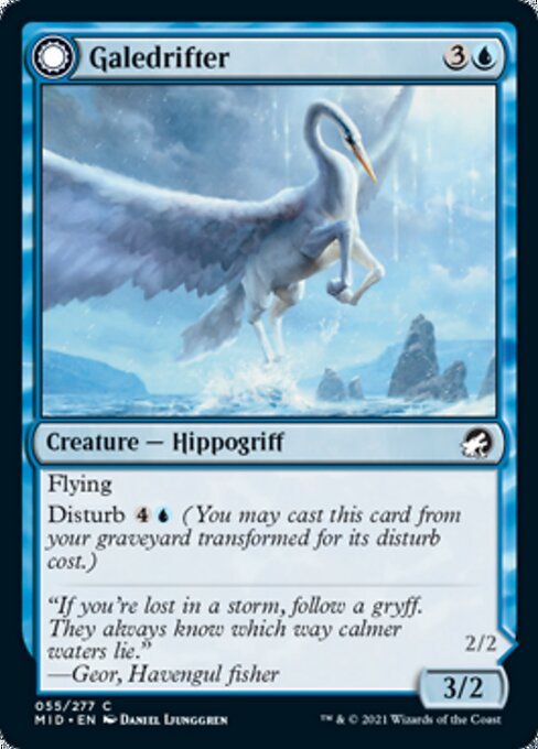Galedrifter / Waildrifter (Innistrad: Midnight Hunt) Near Mint - Nick Nack's Full Frontal Attack